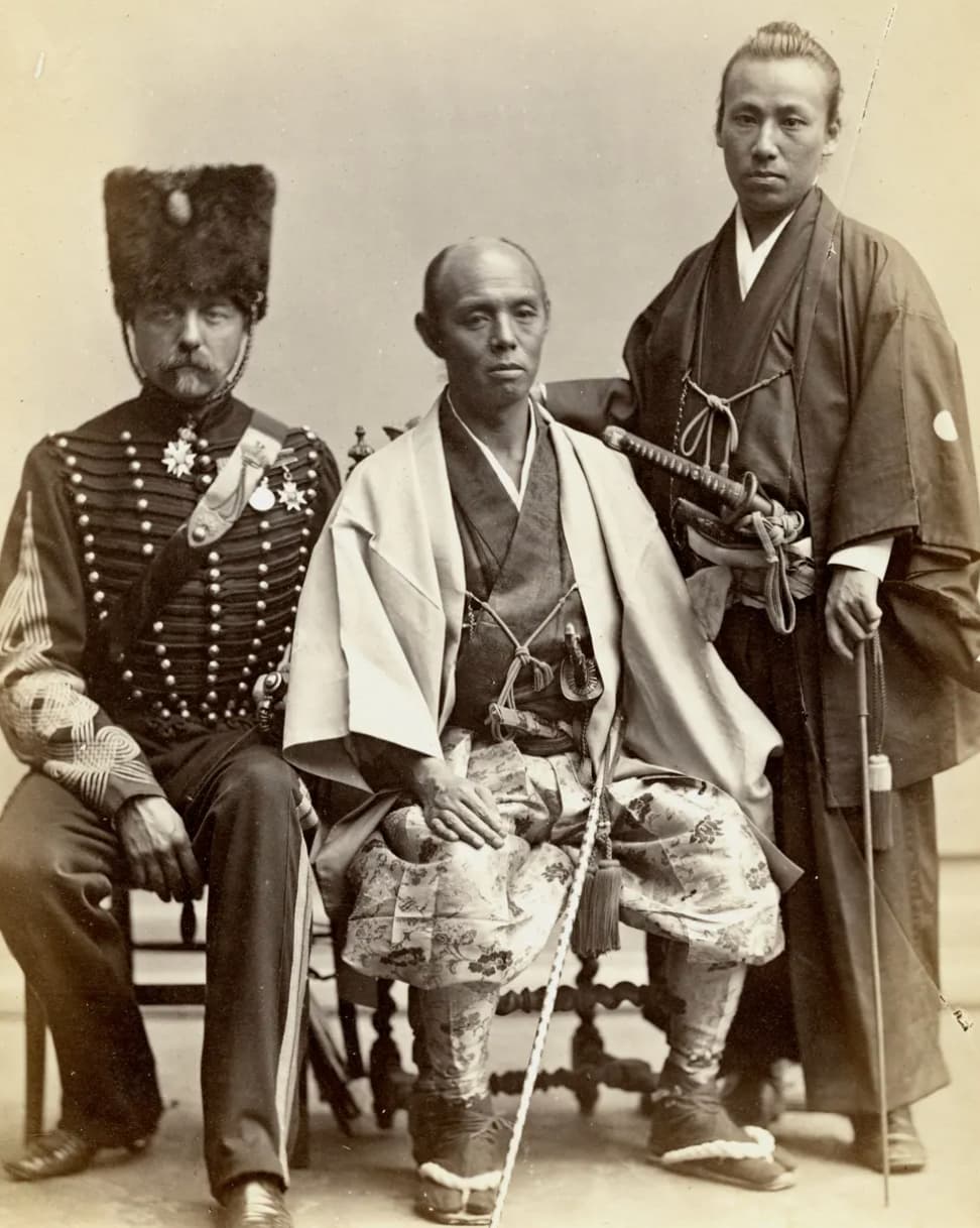 19th century photos of samurai